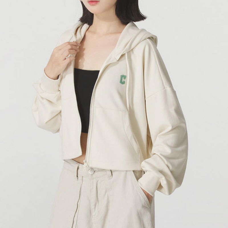 Domestic In-Stock Women's 25 New Model Ny Short Casual Sweatshirt Hooded Sports Jacket 3Ftrb0254 Domestic In-Stock Women's 25 New Model Ny Short Casual Sweatshirt Hooded Sports Jacket 3Ftrb0254