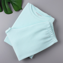 Three-pin autumn and winter suede cotton Childrens warm underwear for girls Childrens autumn clothes Autumn pants suit Sleeping home cotton sweatshirt