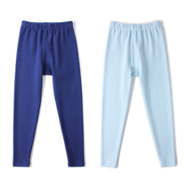 Childrens suede pure cotton warm pants male CUHK Thickened Autumn Pants Teen Students Hit Bottom Cotton Sweatpants Winter