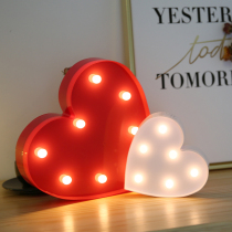 Love star lantern girl heart room decoration lamp birthday gift night light wedding decoration supplies