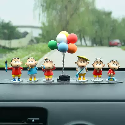 Creative car cartoon ornaments high-end crayon small new doll center console cute car decoration car supplies women