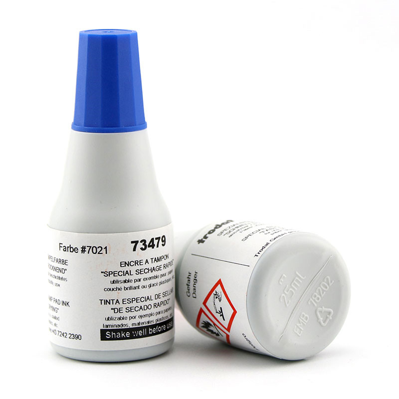 Trodat 7021 ink 73479 blue quick-drying industrial printing oil business card label paper does not fade