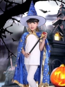 Halloween trẻ em trang phục bé gái mặc cosplay quần áo mẫu giáo trình diễn trang phục bé trai áo choàng áo choàng