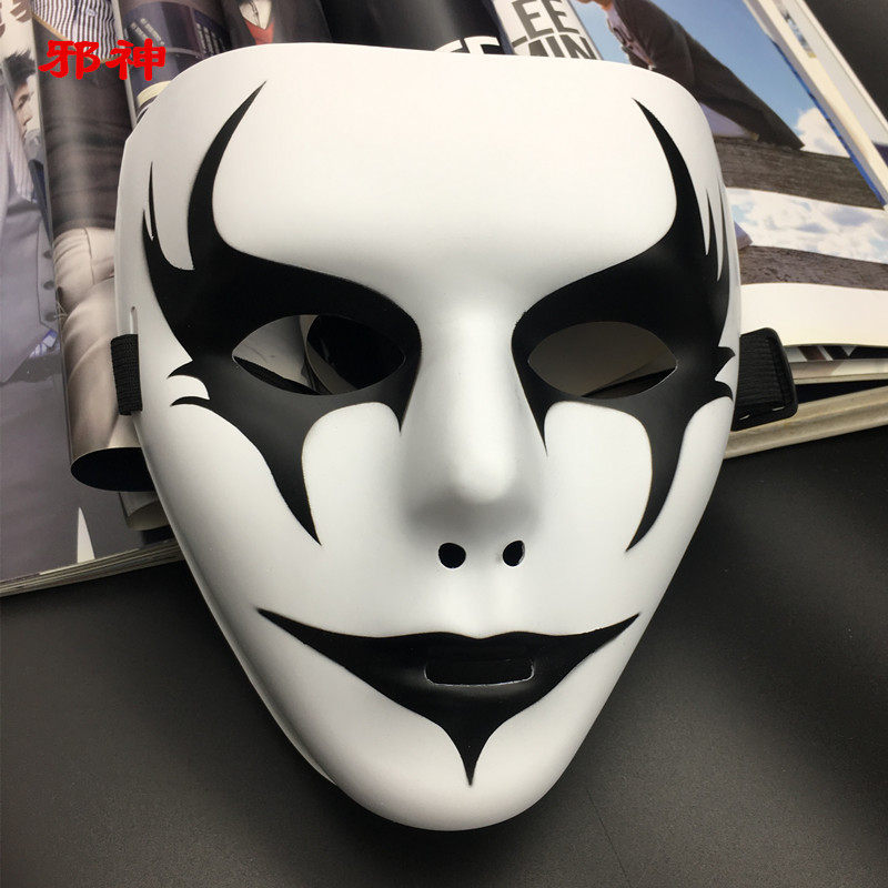 Hand-painted hip-hop hip-hop mask vibrato with the same Halloween funny horror scary mask masquerade masquerade male