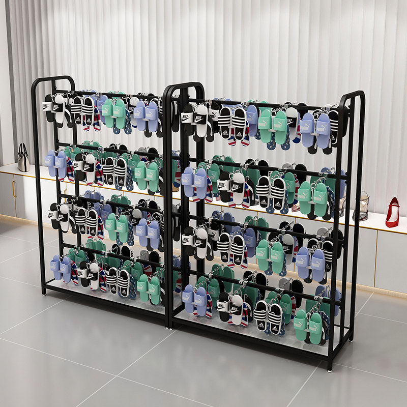 Slippers Show Shelf Display Containing Rack Bra Ornaments Socks Floor Supermarket Shoes Store Shoe Racks Children Middle Island Shelves-Taobao