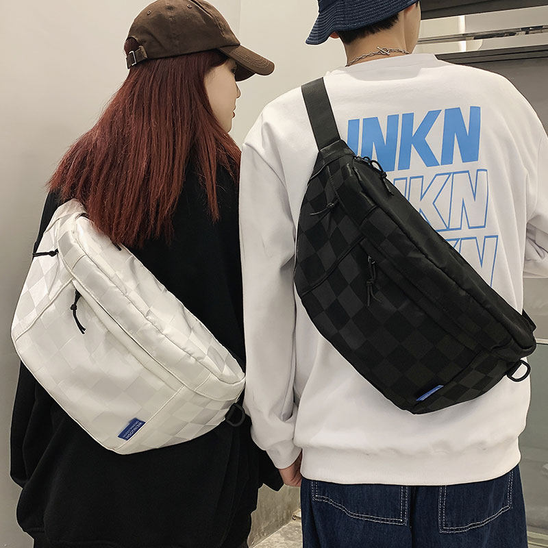 Brief Sloping Shoulders Bag Men Sports Men's Bag Large Capacity Chest Bag Casual Day Ensemble Single Shoulder Bag Male student Shoulders Bag