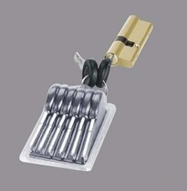 All copper lock cylinder 80mm anti-theft door lock cylinder 85mm 95mm anti-theft door lock cylinder 100mm eccentric center 105