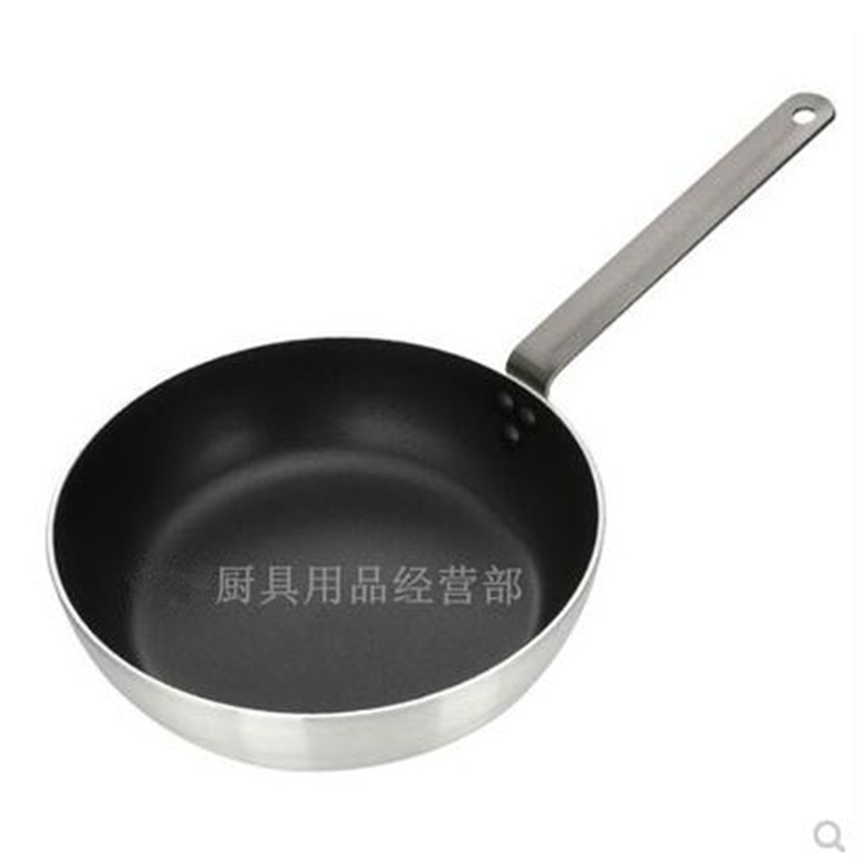 Easy-to-cook Thickened Deepening Flat Bottom Pan not Covered Pan Frying Pan Small Frying Pan Western Dining Steak Pan Flat-bottomed Frying Pan Frying Pan