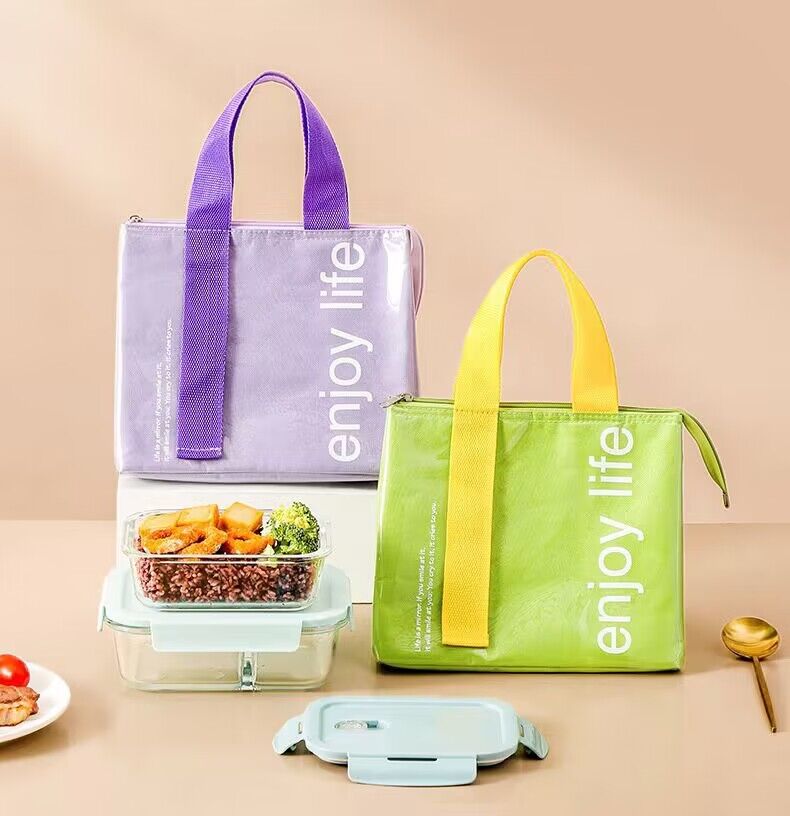 Lunch Box Handbag to work students with Meals Insulation New Waterproof Release Oil Thickened Rice Pocket Large Capacity Aluminum Foil Bag-Taobao