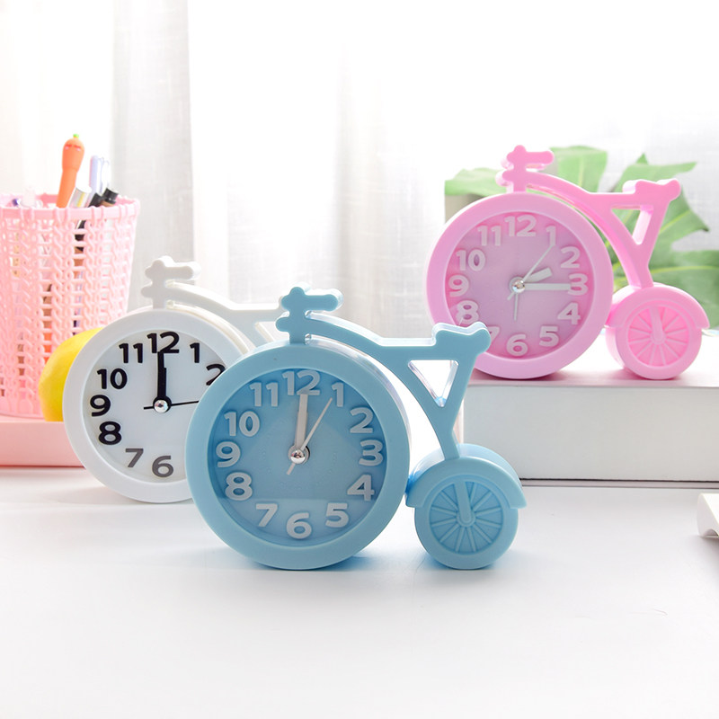 Creative simple little alarm clock students with silent cute personality children's bedroom dormitory bedside electronic clock ornaments