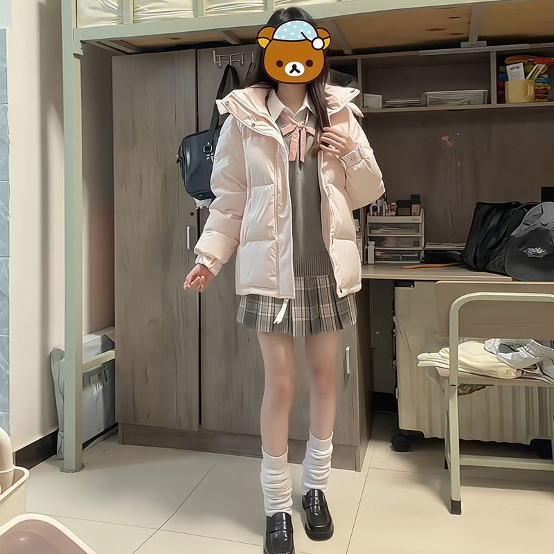 Furly Planet 2026 New Style Super Stylish Hot-Selling down Jacket for Women, Short Sweet Student Jk White Duck down Coat Furly Planet 2026 New Style Super Stylish Hot-Selling down Jacket for Women, Short Sweet Student Jk White Duck down Coat
