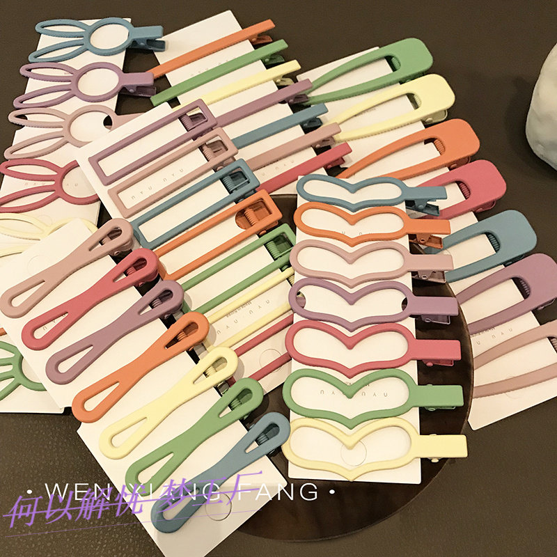 Liu Hai clip hair accessories popular Korean version of the hair nail personality hair clip fashion ladies 2019 new fairy tide