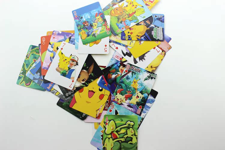 Anime Poker Pokemon Pikachu Phim Hoạt Hình Nhật Bản Thẻ Ngoại Vi Pokemon hình sticker cute
