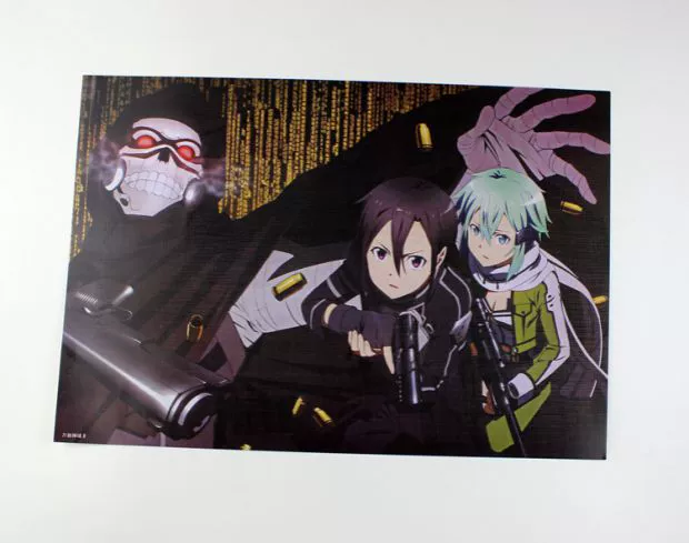 Sword Art Online dập nổi poster lớn phim hoạt hình Nhật Bản anime xung quanh Kirito hình nền sticker