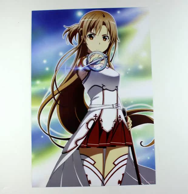 Sword Art Online dập nổi poster lớn phim hoạt hình Nhật Bản anime xung quanh Kirito hình nền sticker hình dán