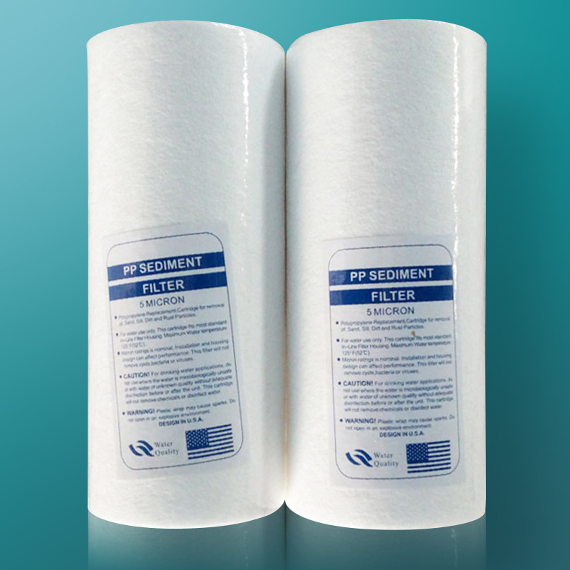 PP cotton meltblown filter element big fat 10 inch 20 inch 5 micron 1um front water purifier filter filter bottle filter element