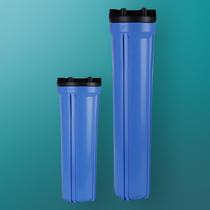 Food grade front filter bottle blue 10 inch 20 inch explosion proof filter shell PP cotton filter filter 4 6 min 1 inch