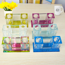 Crystal microphone stand Microphone stand Crystal Imidazole desktop night KTV supplies Desktop wireless microphone stand