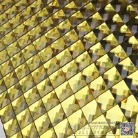 Золото 2 см с адгезией с задним клеем