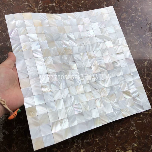 20 маленький боевой натуральный цвет мозаика розовая раковина фона балкон балкон кухня внутренняя плитка настенная паста самостоятельно