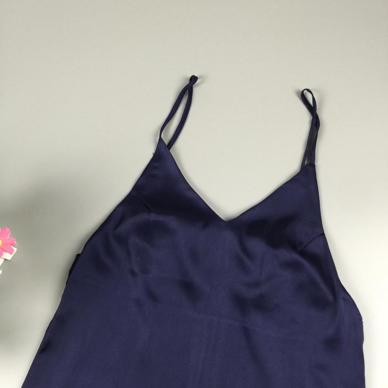 Váy ngủ cúp ngực gợi cảm ren nữ size lớn mùa đông backless Hàn Quốc phiên bản hè mỏng lụa V-cổ váy ngắn mùa thu dễ thương đầm nữ de thương