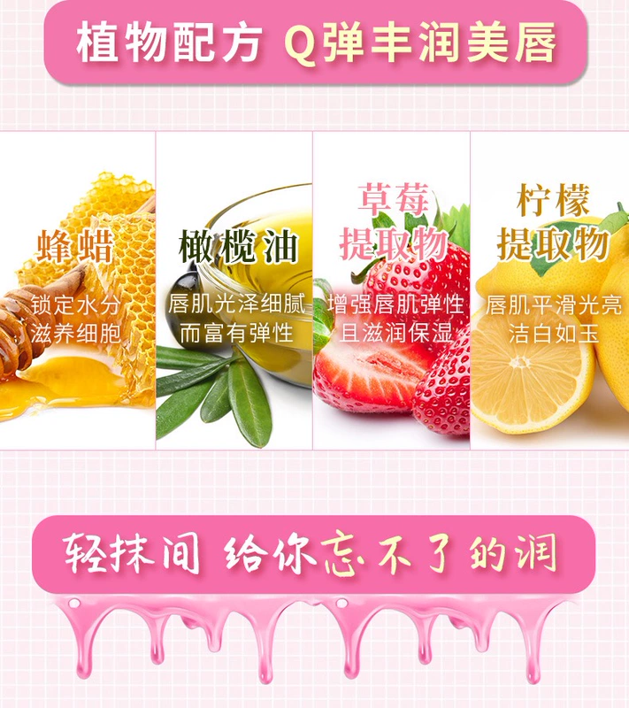 Maycreate Lip Balm Dưỡng ẩm Giữ ẩm Q Bull Men Ladies Môi Không màu Môi Mask Fading Môi - Son môi son romand thỏi