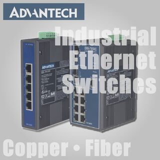 Industrial Ethernet switch#Advantech EKI-2525-2528-BE rail ADVANTECH DIN-rail