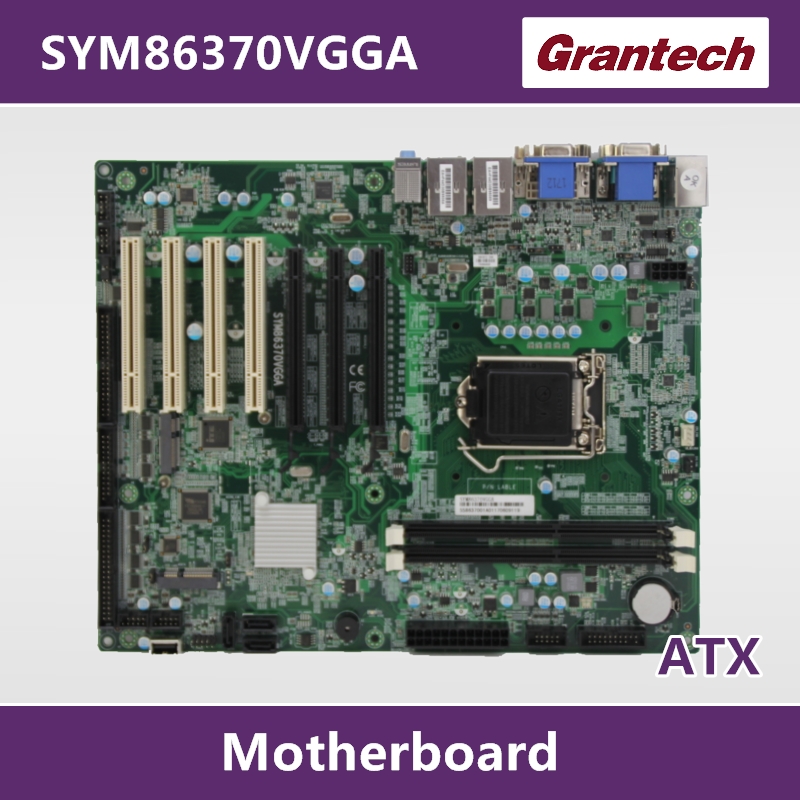 Industrial motherboard # Aixun Hongda SYM86370VGGA multi-4PCI slot 10 serial ports can run XP dual display