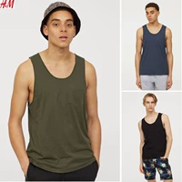 Áo vest nam đơn giản, áo thun nam giản dị 2019 xuân hè hè nam xu hướng áo cotton mới - Áo vest cotton vest khoác nam