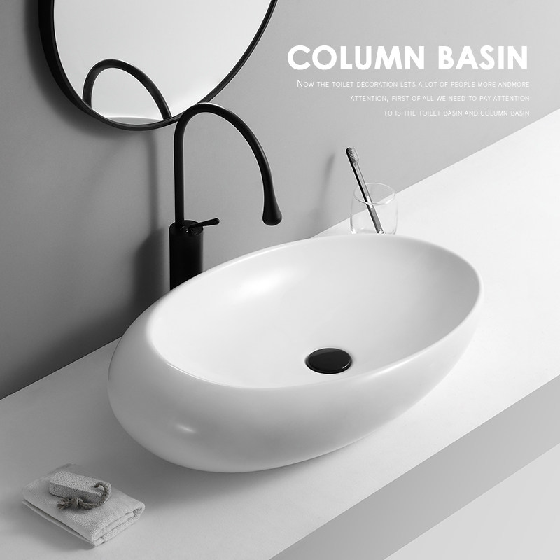 Light luxury for Nordic ceramic platform on basin toilet washwashbasin disk basin