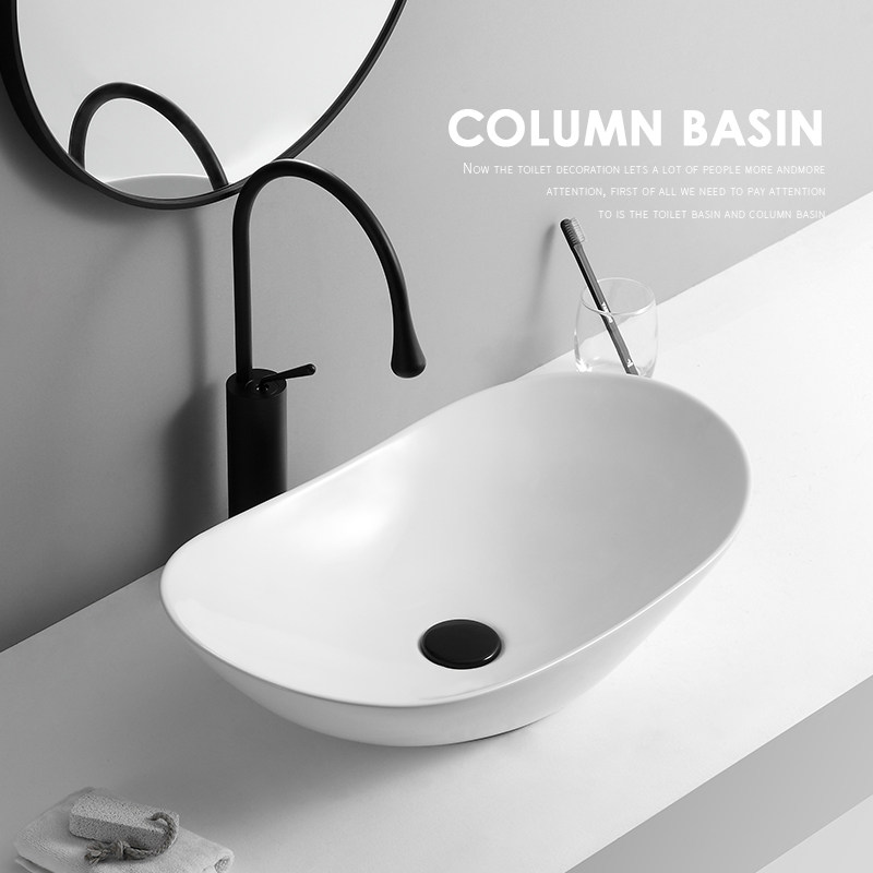 Light luxury for Nordic ceramic platform on basin toilet washwashbasin disk basin