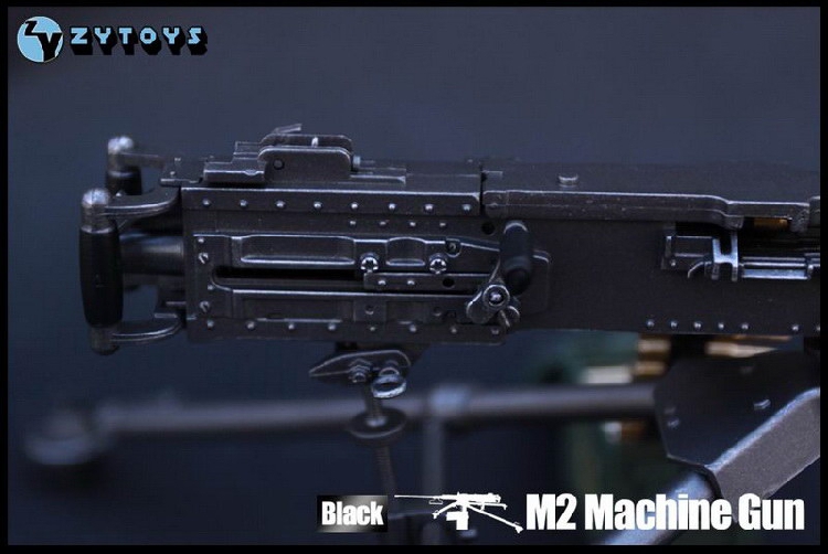 ZY TOYS 1/6 Scale US M2 Heavy Machine Gun w/ metal bullet