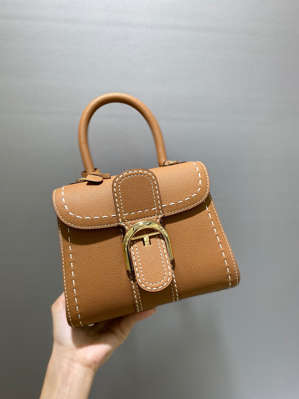 Belgium's New Wendelwo Fashionable Genuine Leather Women's Handbag, First-Layer Cowhide, Versatile High-End Commuter Handbag