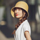 Designer Spring and Summer New Straw Hat for Women, Sunshade and Sun Protection, European and American British Style, Elegant Retro Small-Brimmed Hat