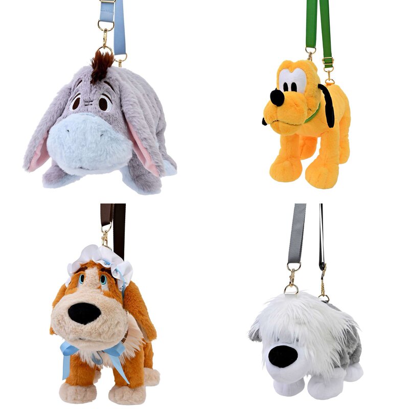 Some in Stock Tokyo Disney Pluto Nana the Nanny Dog Eeyore Donkey Bag Crossbody Bag Limited Edition