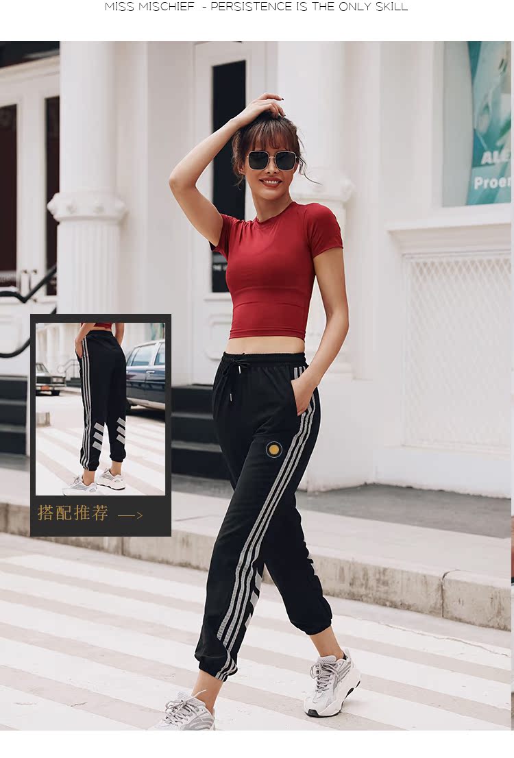 力 Quần áo tập thể dục mùa hè ngắn bó sát thể thao nhanh chóng áo thun khô nhanh tay ngắn nữ chạy bộ mỏng - Áo phông thể thao áo ba lỗ gymshark