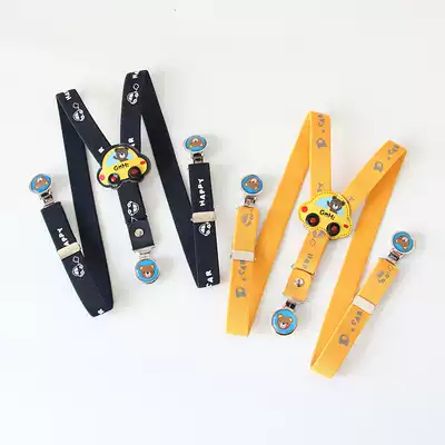 Baby pants holding baby bag clip children's adjustable stretch boys Korean car cartoon girls infant anti-fall