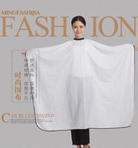  Printed logo custom-made high-end solid color hair clipper hair salon apron hair haircut customer service guest robe apron