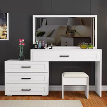 Light extravagant rock plate dresser Bedroom minimalist modern small family Superior sense telescopic make-up table bed head-to-head cabinet