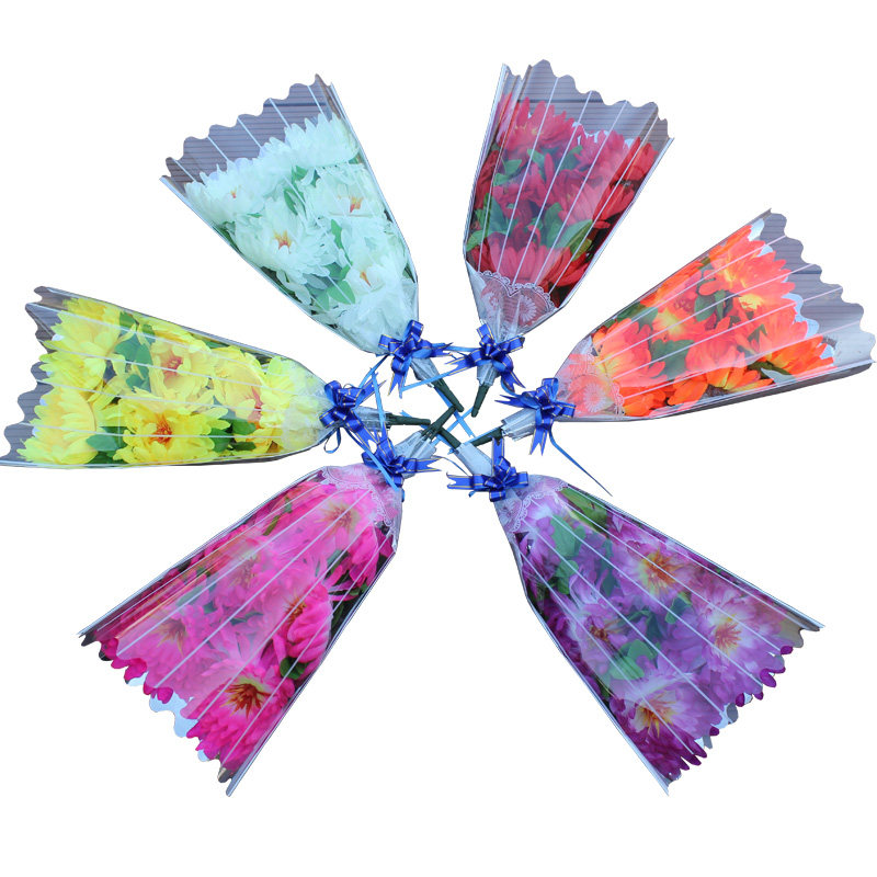 Emulated flower chrysanthemum bouquet sweeping tombs florist with florist flowers on the grave and fake flowers and flowers for flowers and plastic flowers to put flowers