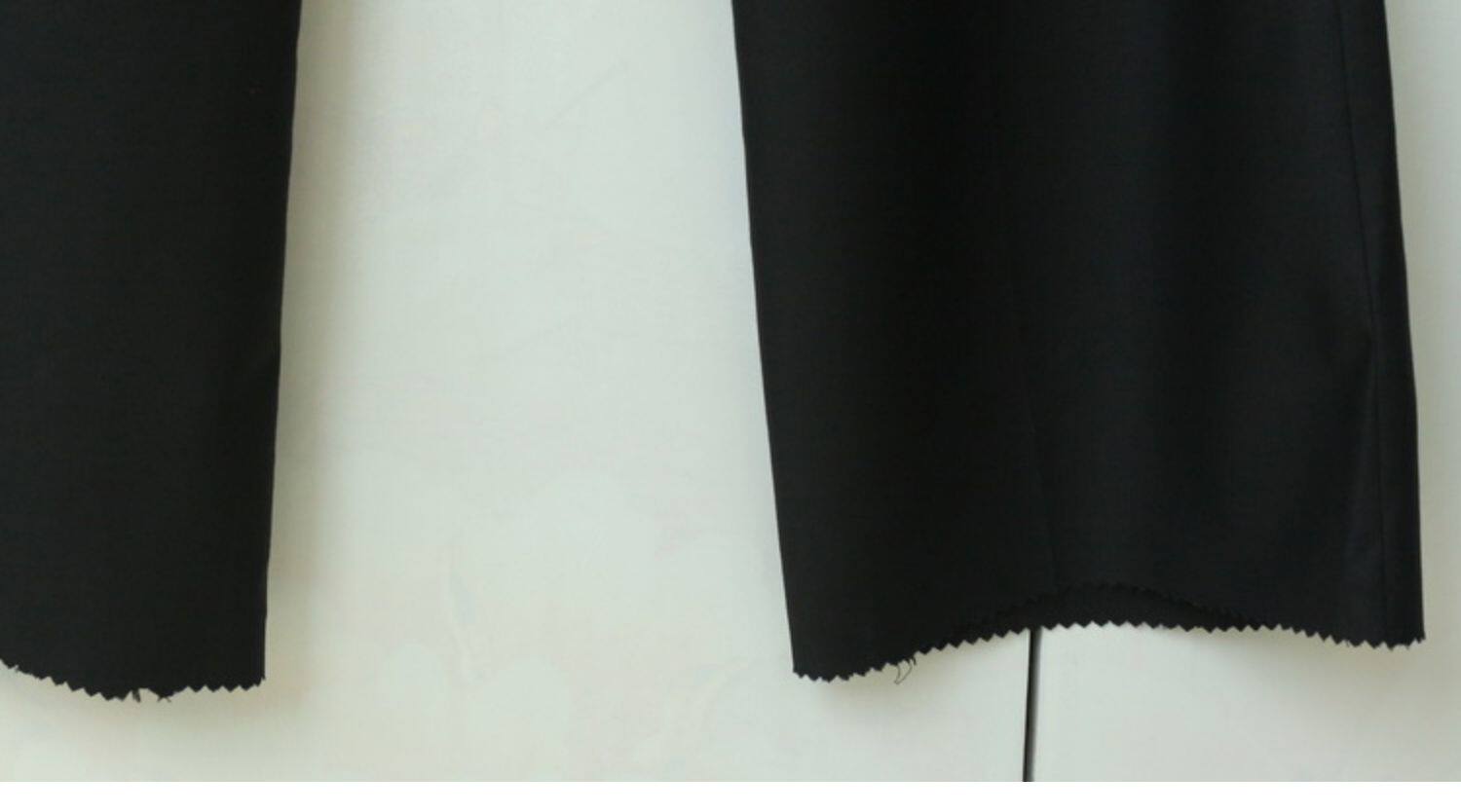 Тонкие шерстяные штаны, повседневные брюки, свободный прямой крой 