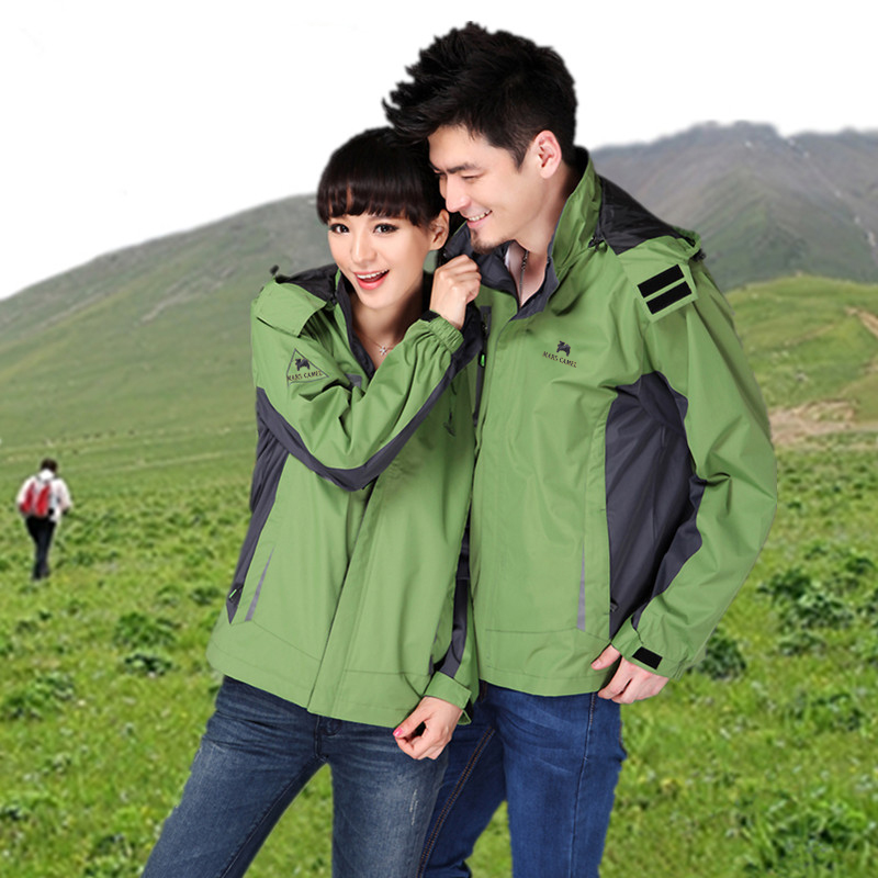 Outdoor stormtrooper men's and women's winter warm large size four seasons mountaineering clothes breathable riding thin spring and autumn single layer jacket