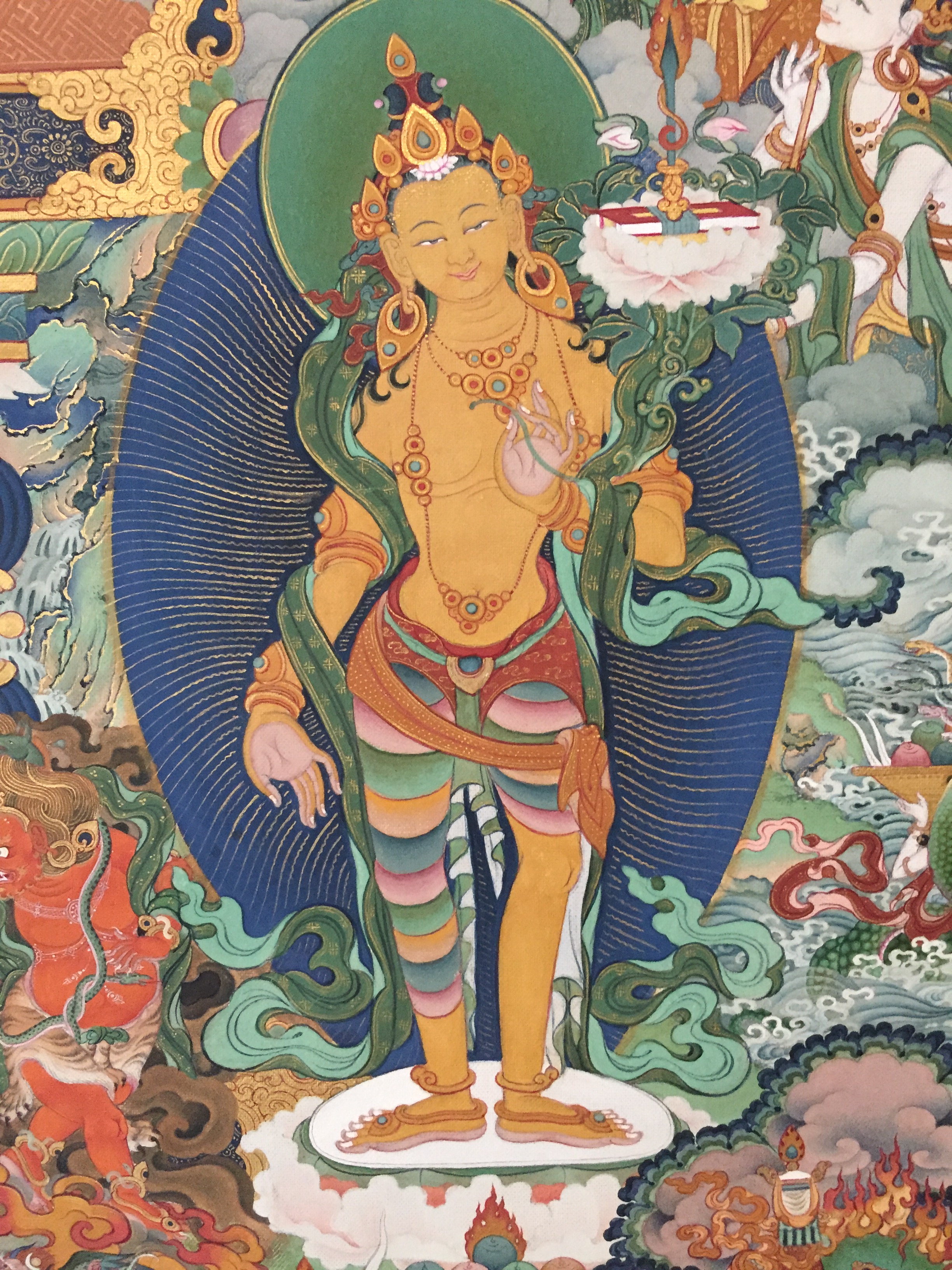 Tibetan Painting Thangka Hand Drawing Collection Tibetan Buddhist Thangka Painting Fine Materials, regularly updated!