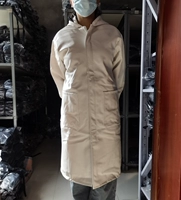 Белая длинная шапка