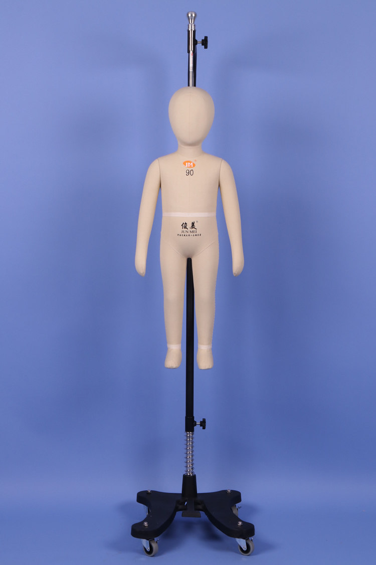 Handsome draping mannequin national standard 90 yards children's mannequin version room panel room fitting and pattern making pattern mannequin