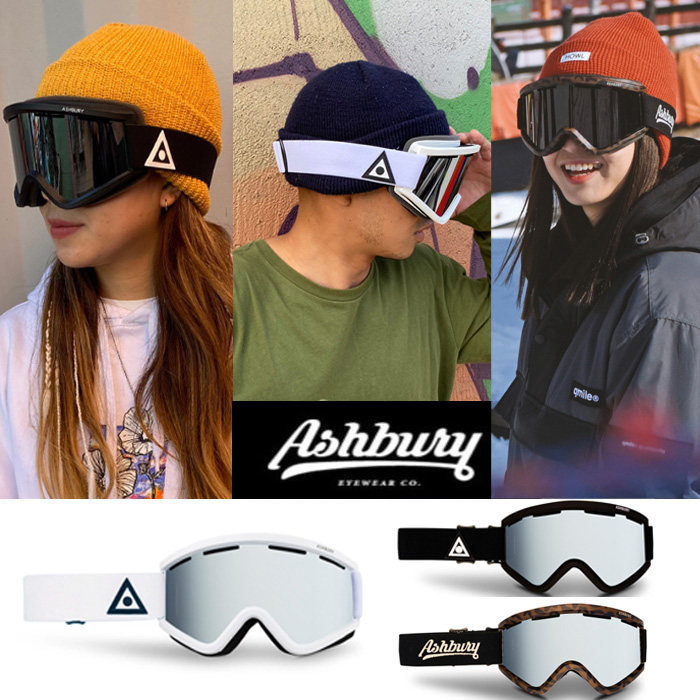 Send lenses]ASHBURY Korean ski goggles men's and women's display version of the large lens face small black pants 4