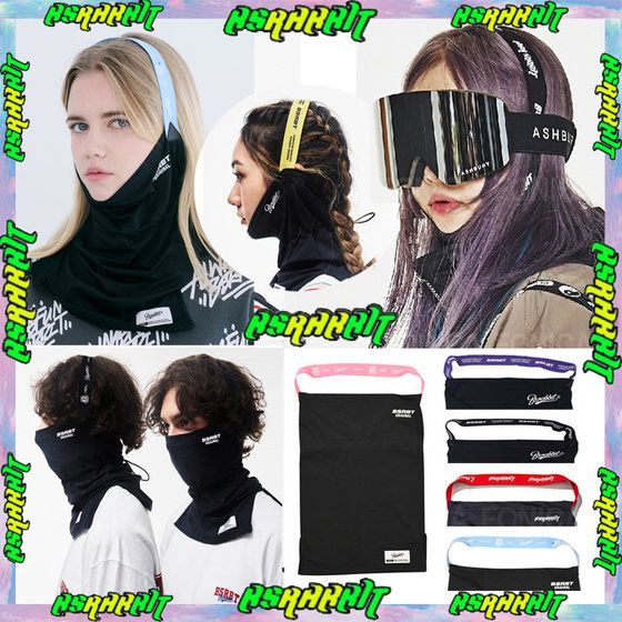 2324BSRABBIT Korean quick-drying ski V-slim face mask scarf neck cover warm cold wind headband