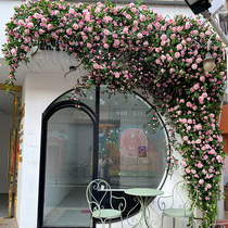 Artificial flower Internet celebrity flower wall rose vine shop door landscaping flower arrangement decoration fake flower photo check-in bouquet