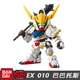 Phiên bản Mini Q Bandai SDEX Gundam BB Mô hình Gundam Unicorn tấn công dị giáo miễn phí số phận lắp ráp tay - Gundam / Mech Model / Robot / Transformers đồ chơi gundam giá rẻ