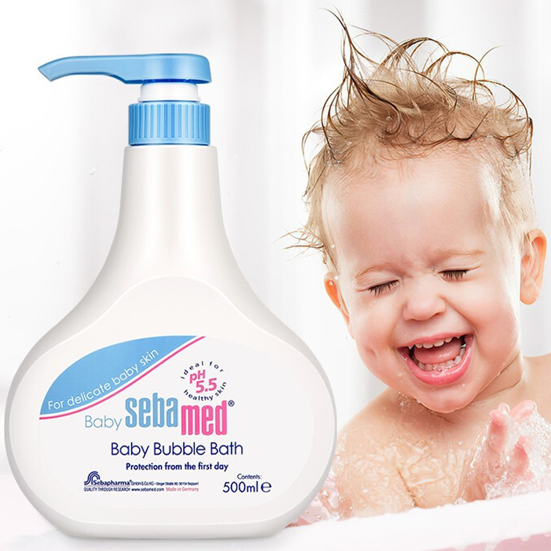 Sebamed/施巴德国婴儿儿童泡泡沐浴露500ML全身沐浴保湿滋润宝宝